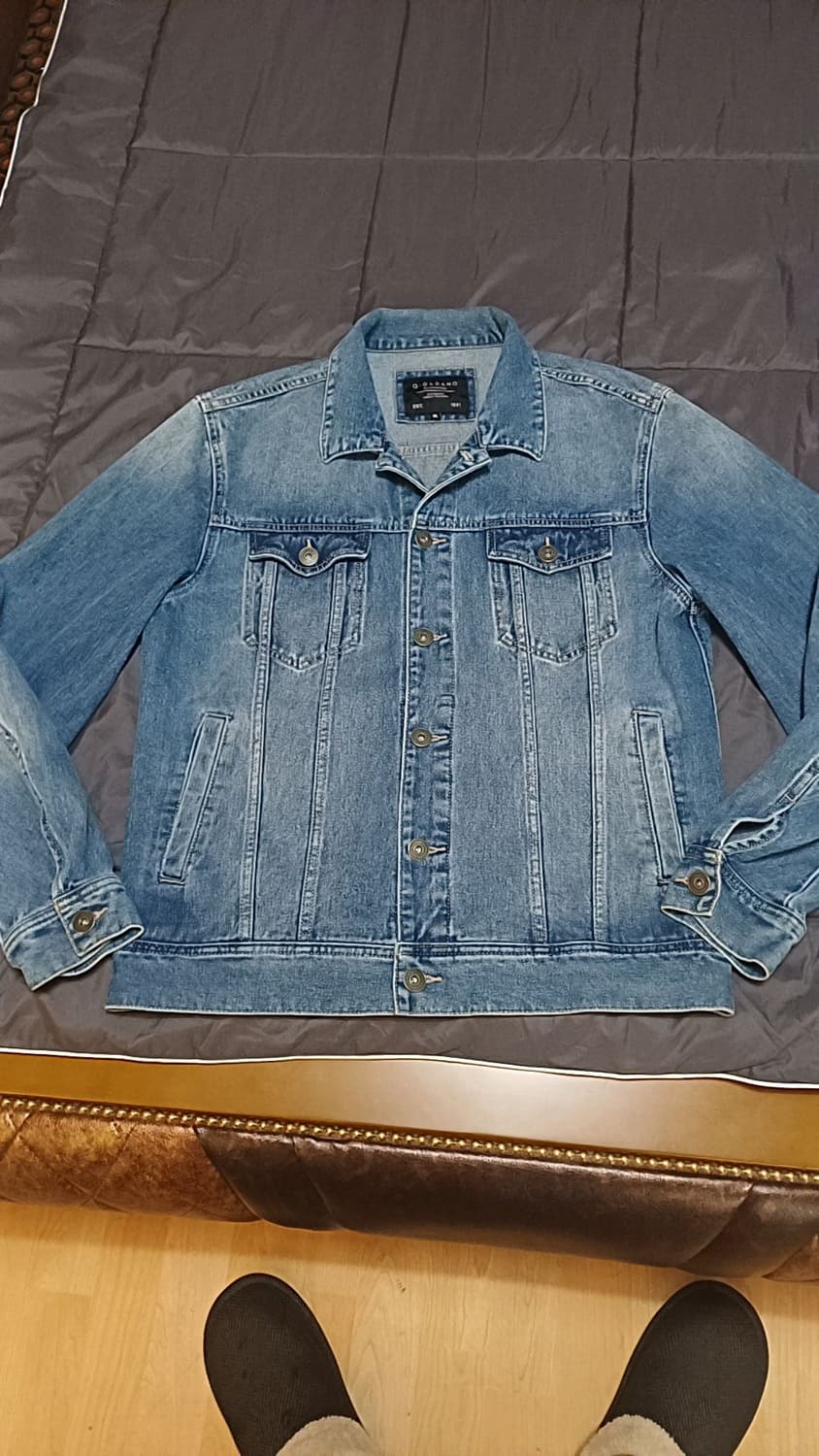 지오다노 청자켓 105 가슴59 기장70 상품이미지1