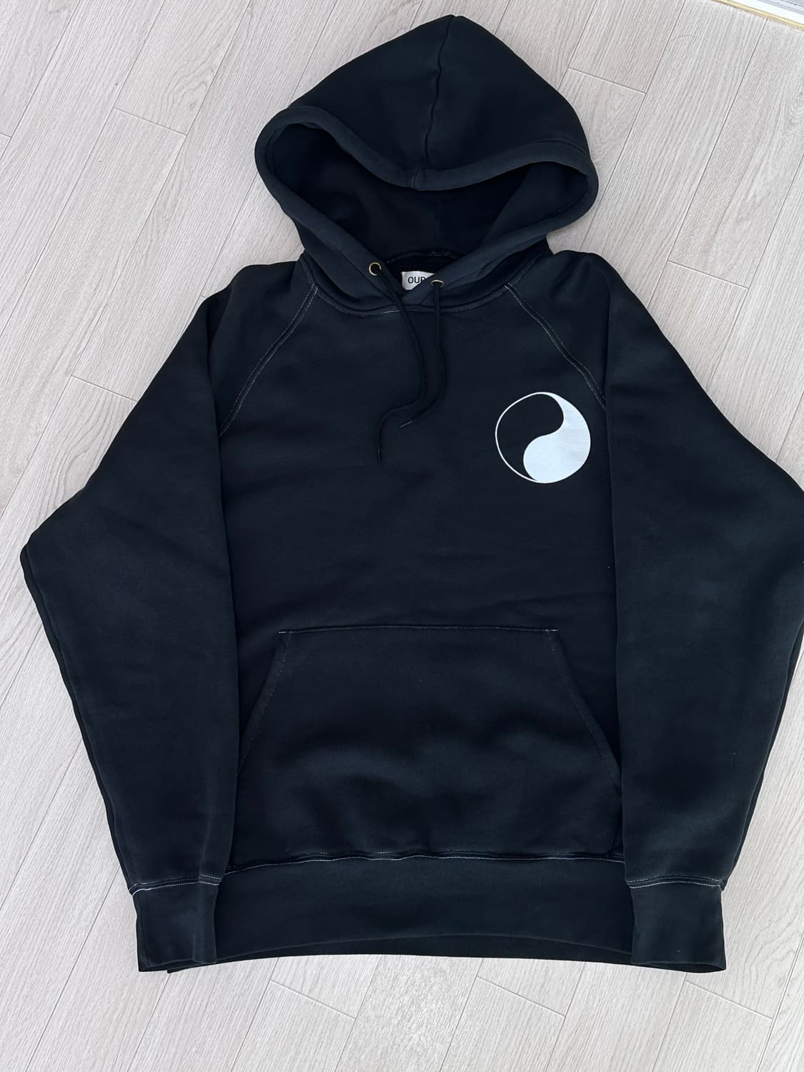 [L] 아워레가시 워크샵 후드 블랙 음양 프린트 WS4236WHB 상품이미지2