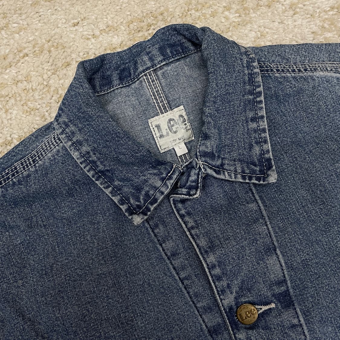 [L] 90s Lee 리 워크 초어 코트 데님자켓 상품이미지4