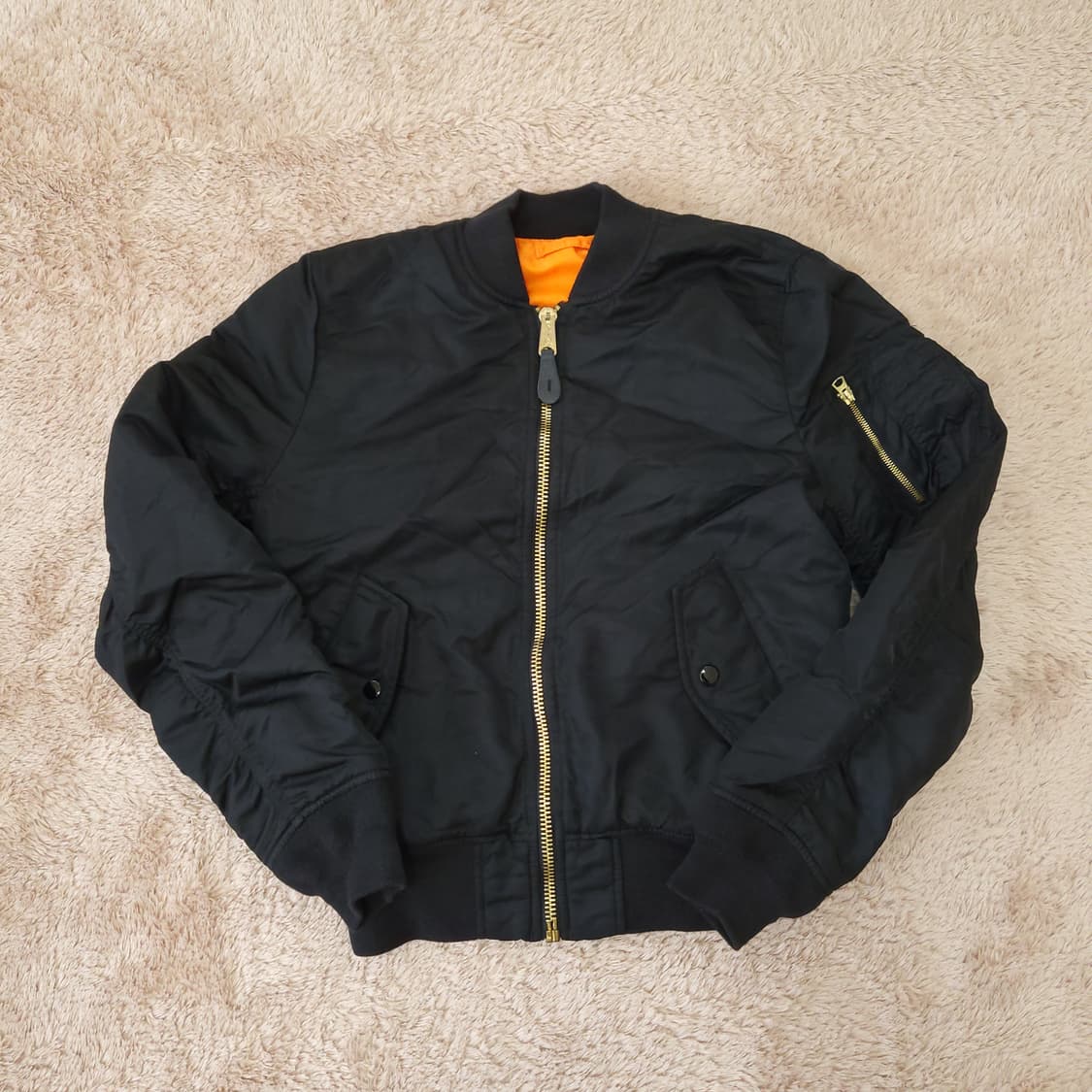 알파인더스트리 남성 양면 붐버점퍼 항공점퍼 S 1031 상품이미지1