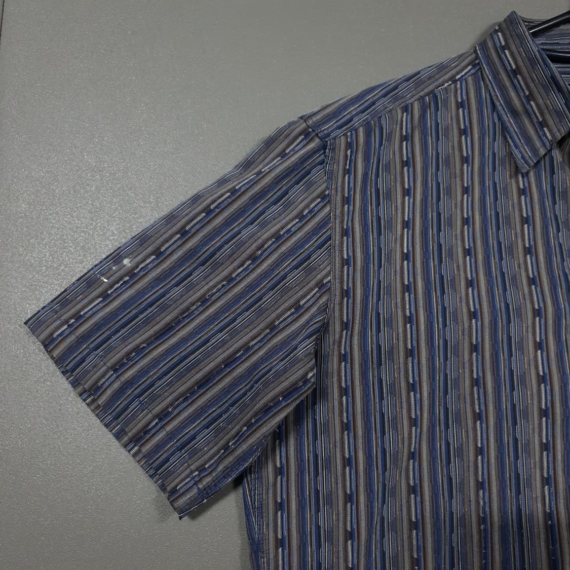 L (100) 미쏘니 스포츠 90s 멀티컬러 에스닉 멀티컬러 반팔 셔츠 상품이미지3