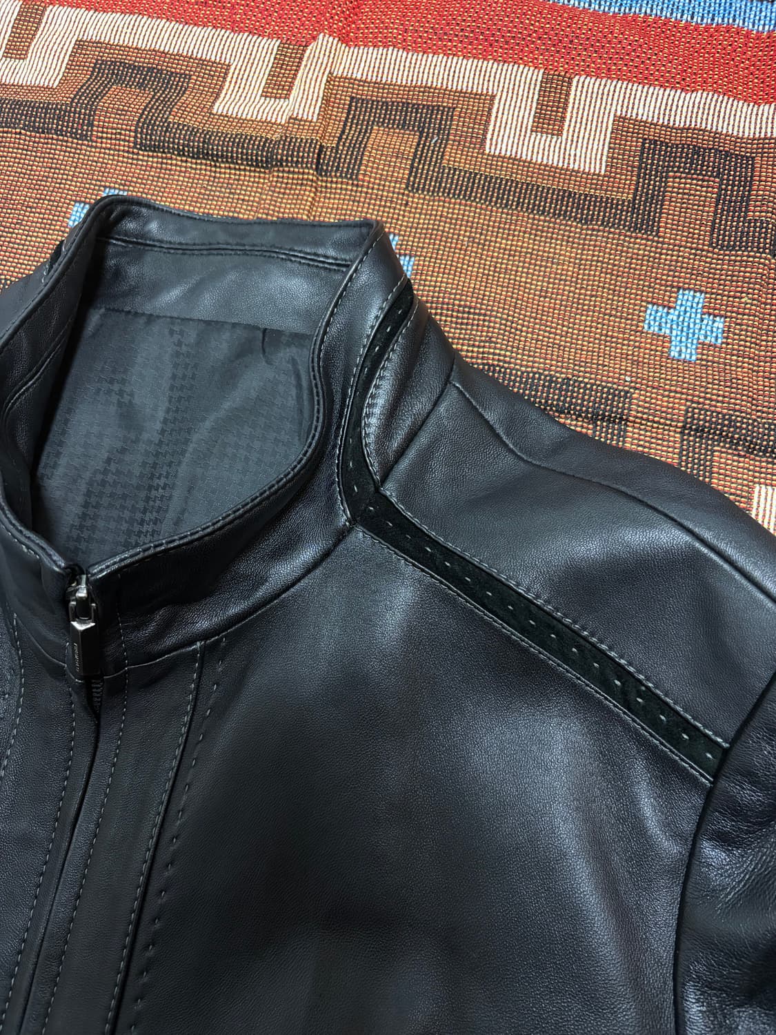 100-105) 램스킨 레이서 양가죽 자켓  상품이미지6