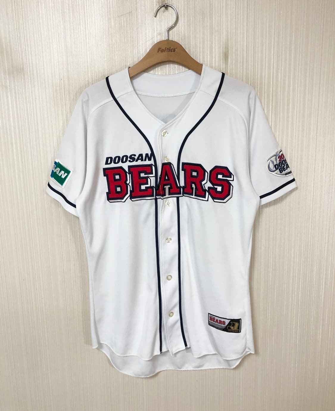 KBO 두산베어스 홈유니폼/져지 100 #14 고영민 상품이미지1