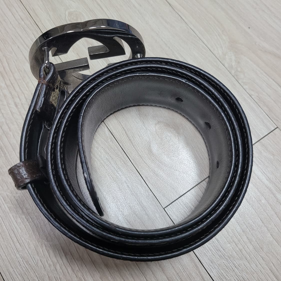 정품 구찌 GG 로고 벨트 100/40 상품이미지10