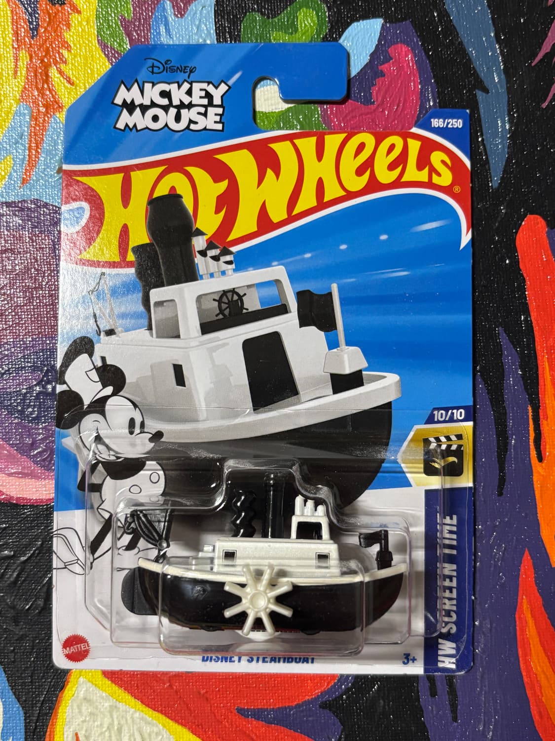 미개봉) 디즈니 스팀보트 핫휠 다이캐스트 인테리어 소품 상품이미지1