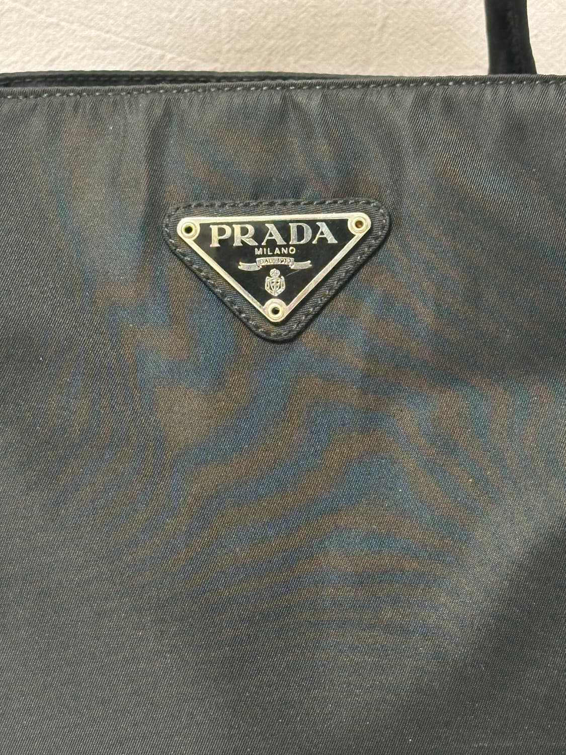 프라다 블랙 토트백 + 개런티카드 나일론 포코노 상품이미지4