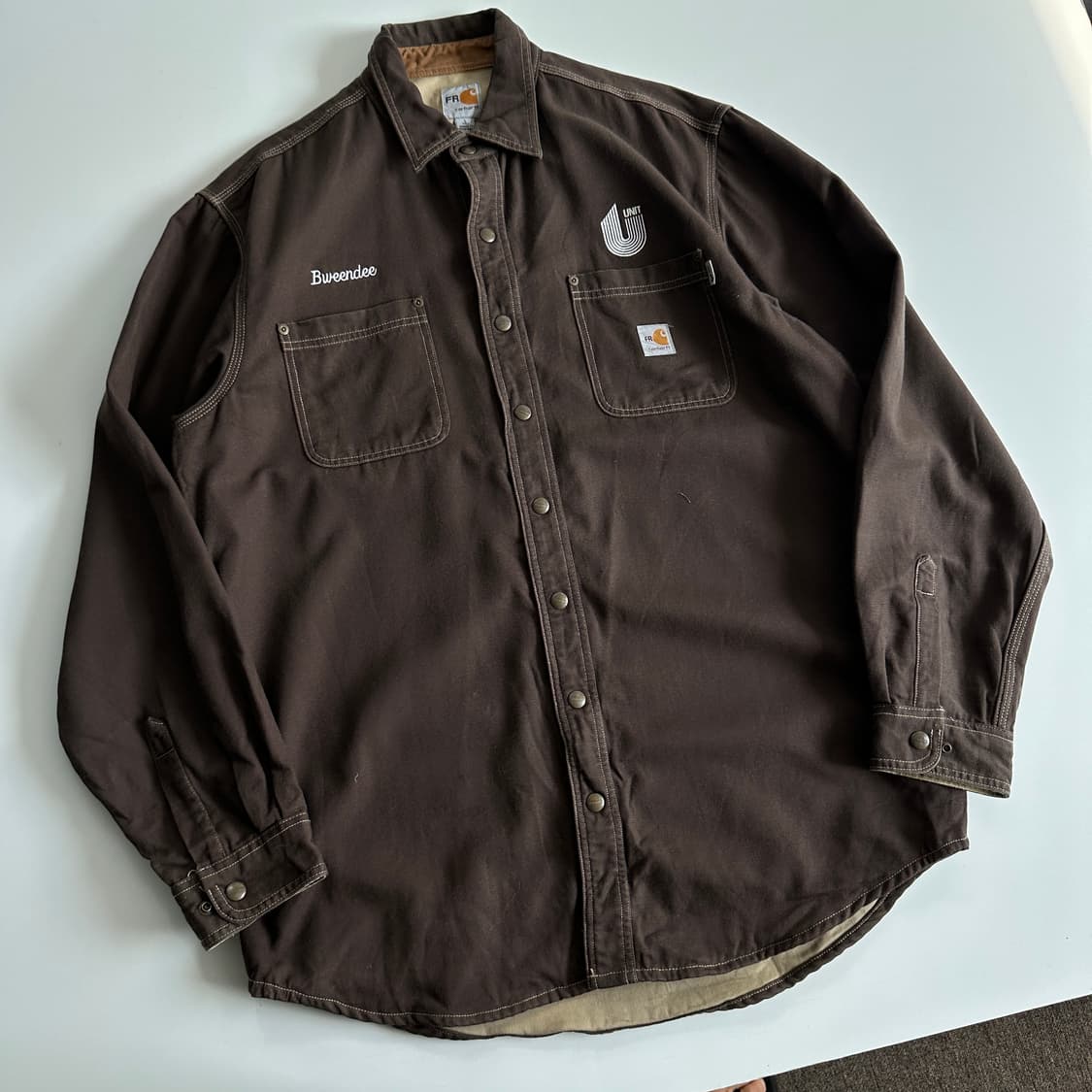 Carhartt FR 킬하트 FR OG 컨버스  모스 브라운 자켓 상품이미지1