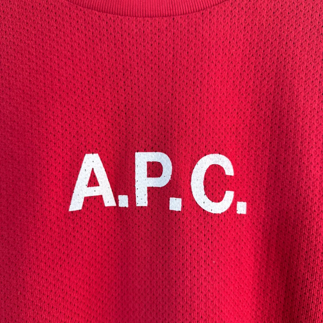 아페쎄 로고 메쉬 반팔티 상품이미지7