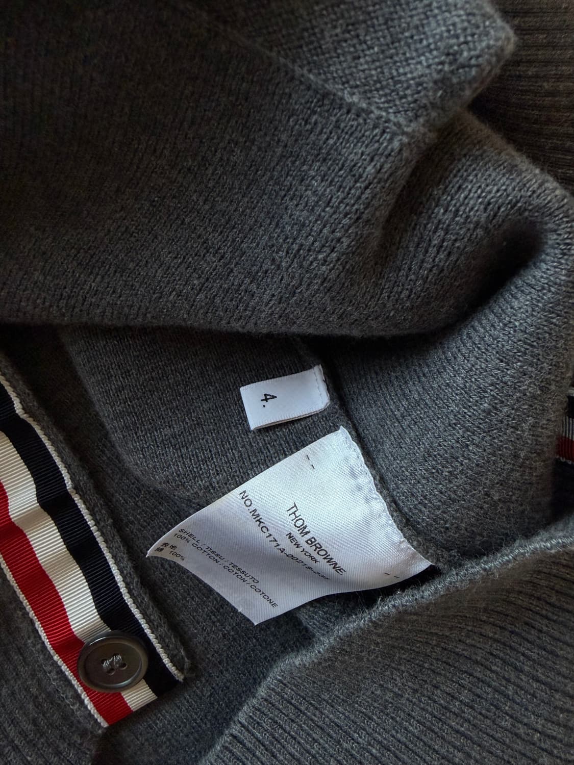 톰브라운 밀라노스티치 가디건 급처 상품이미지4