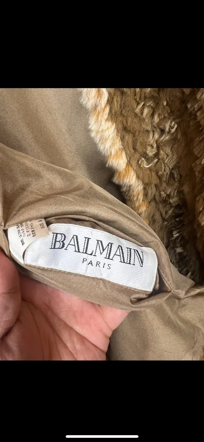 M 발망 브라운 래빗퍼 리버시블 자켓 상품이미지5