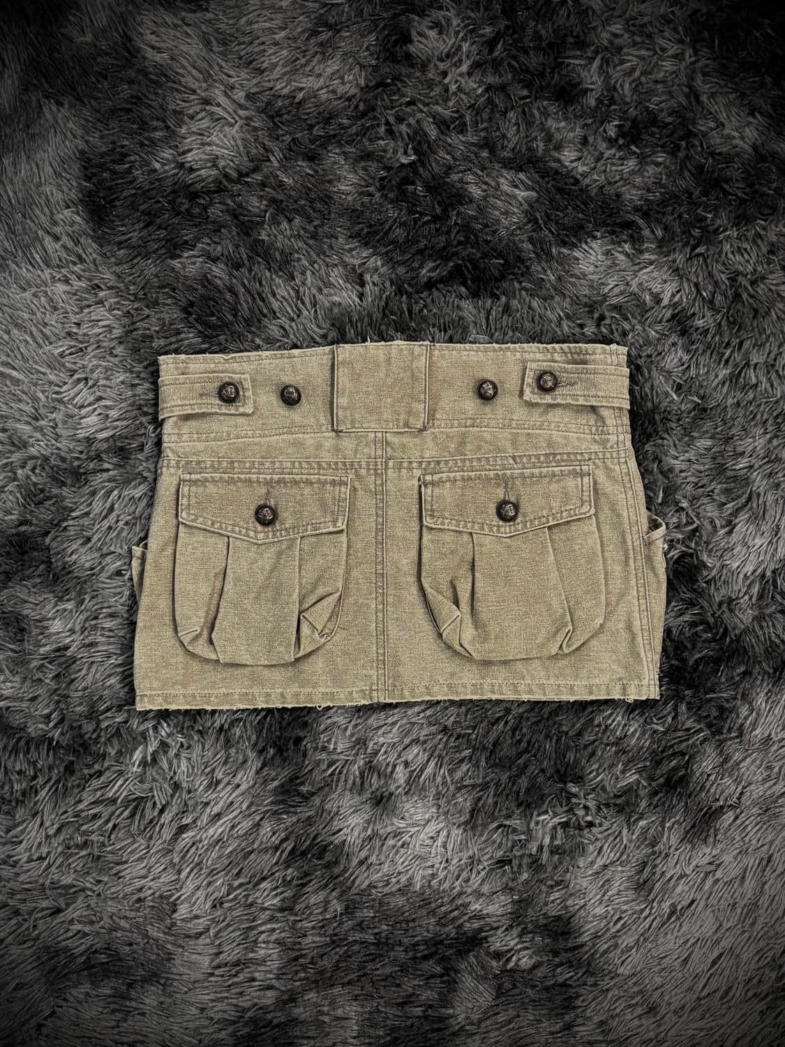 Ghost of Harlem 베이지 카고 숏스커트 상품이미지2