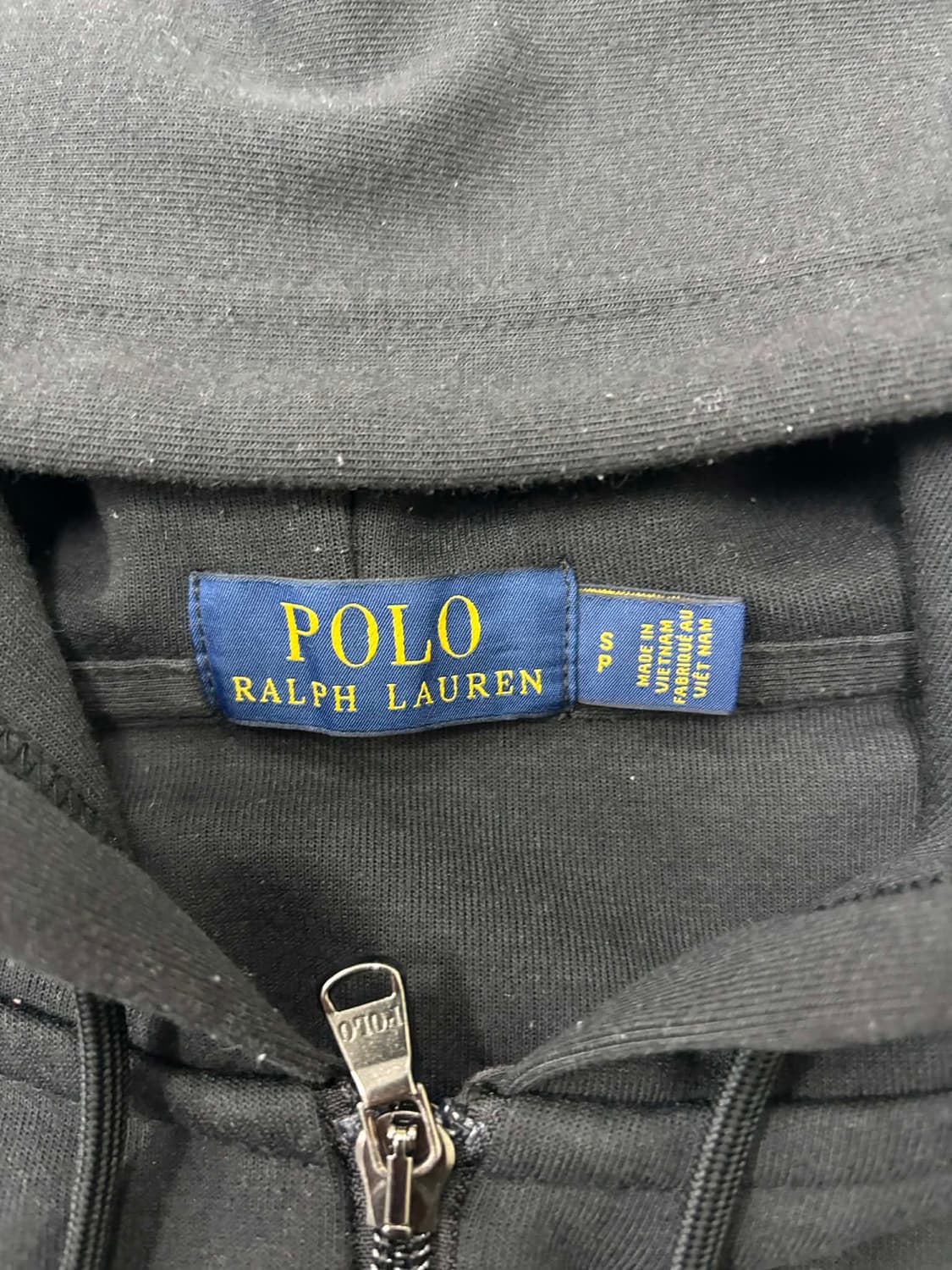 폴로 랄프로렌 신형 블랙 스웨트셔츠 후드집업(S) 상품이미지4