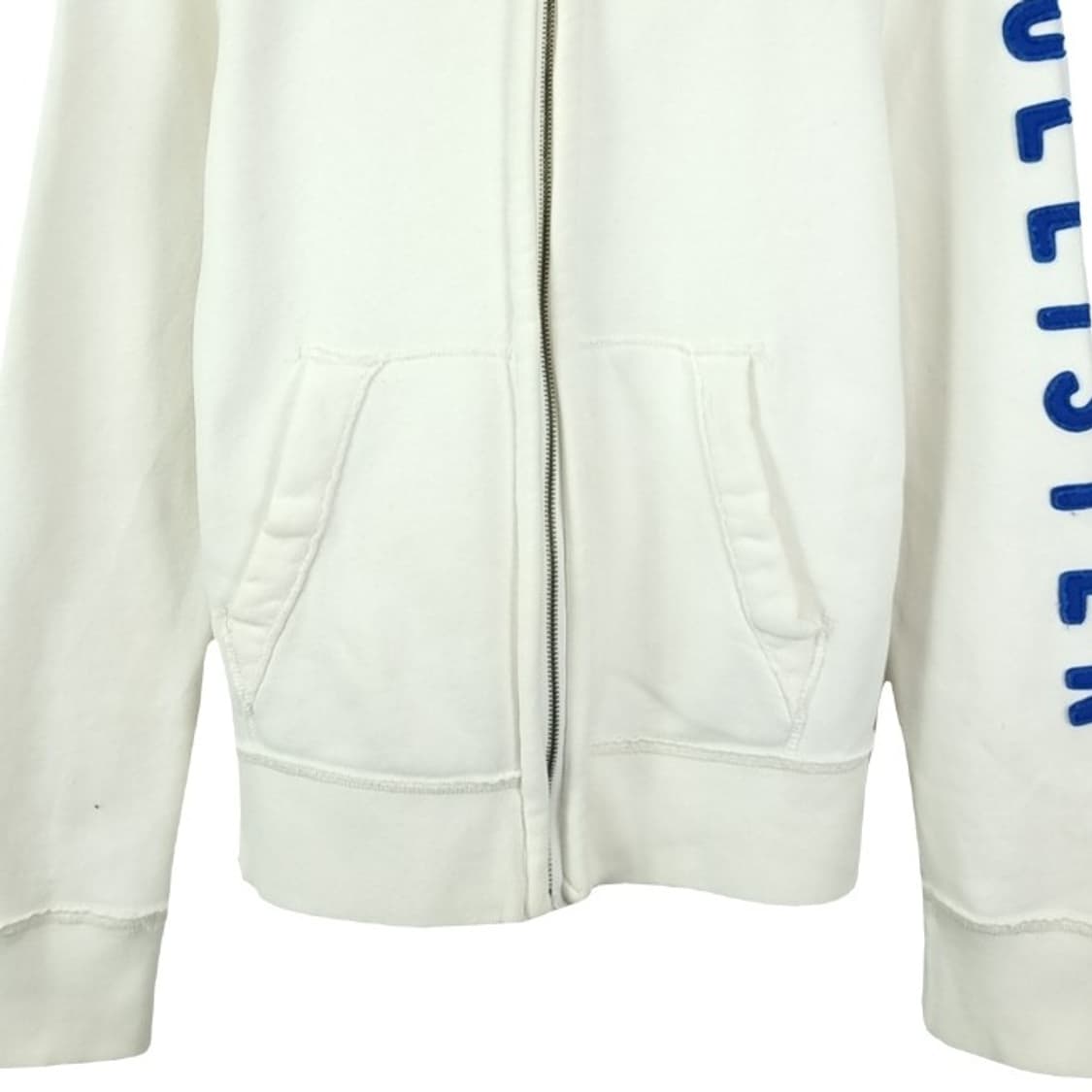 [홀리스터] Y2K 빈티지 로고 패치 후드 집업 아이보리 M18946 상품이미지3