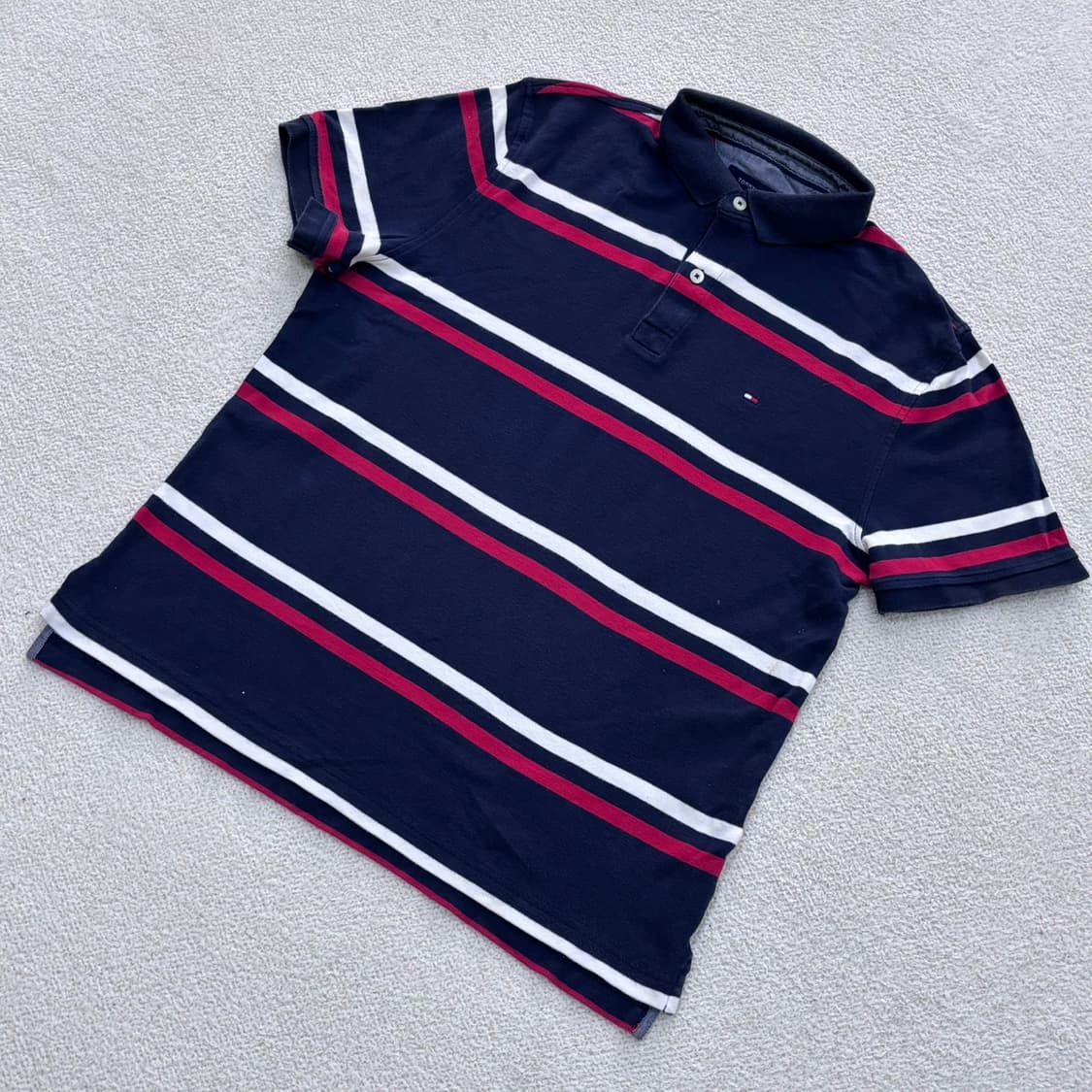 S 타미힐피거 반팔 카라 티셔츠 0323E 상품이미지1