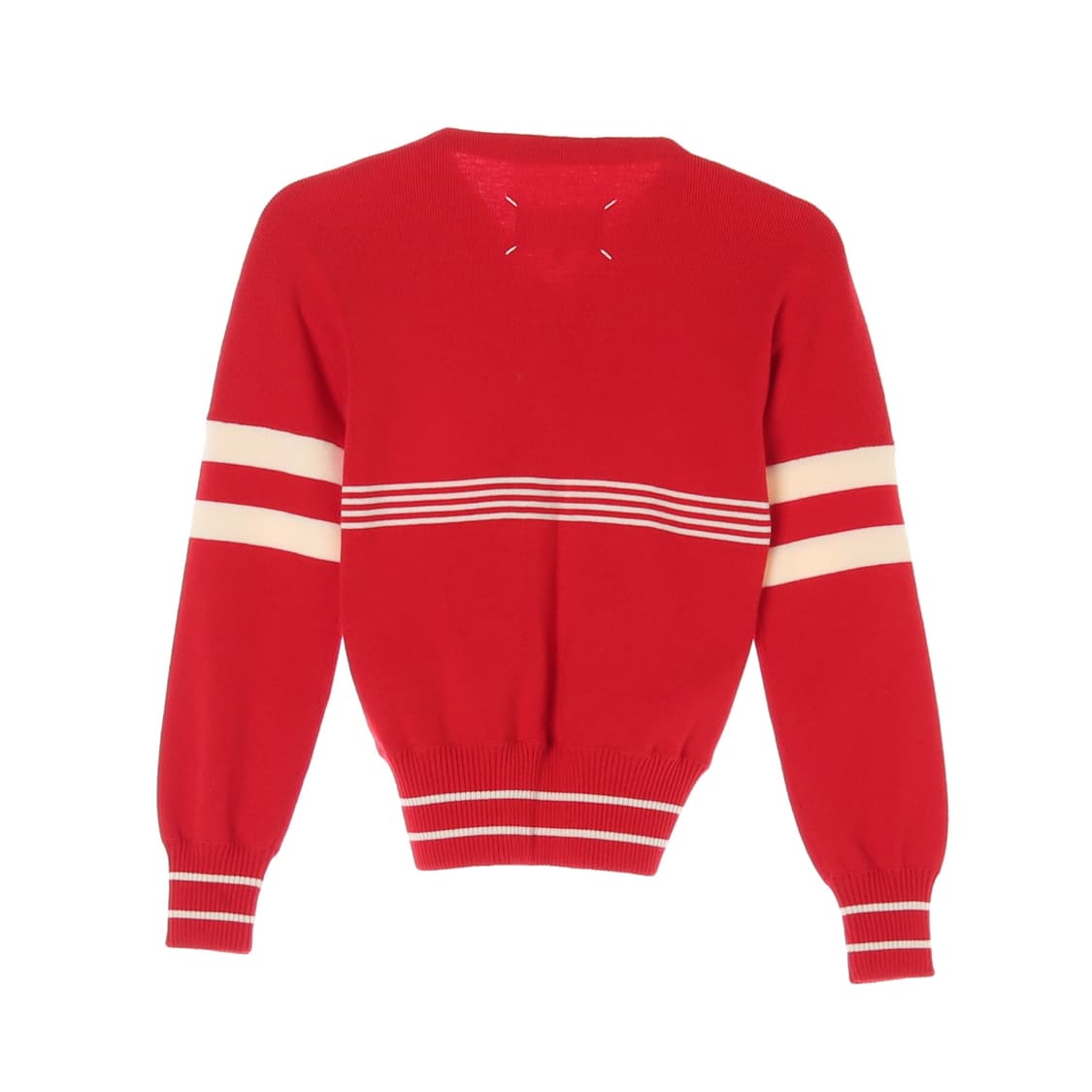 메종 마르지엘라 레드 브이넥 울 니트 가디건
 상품이미지4