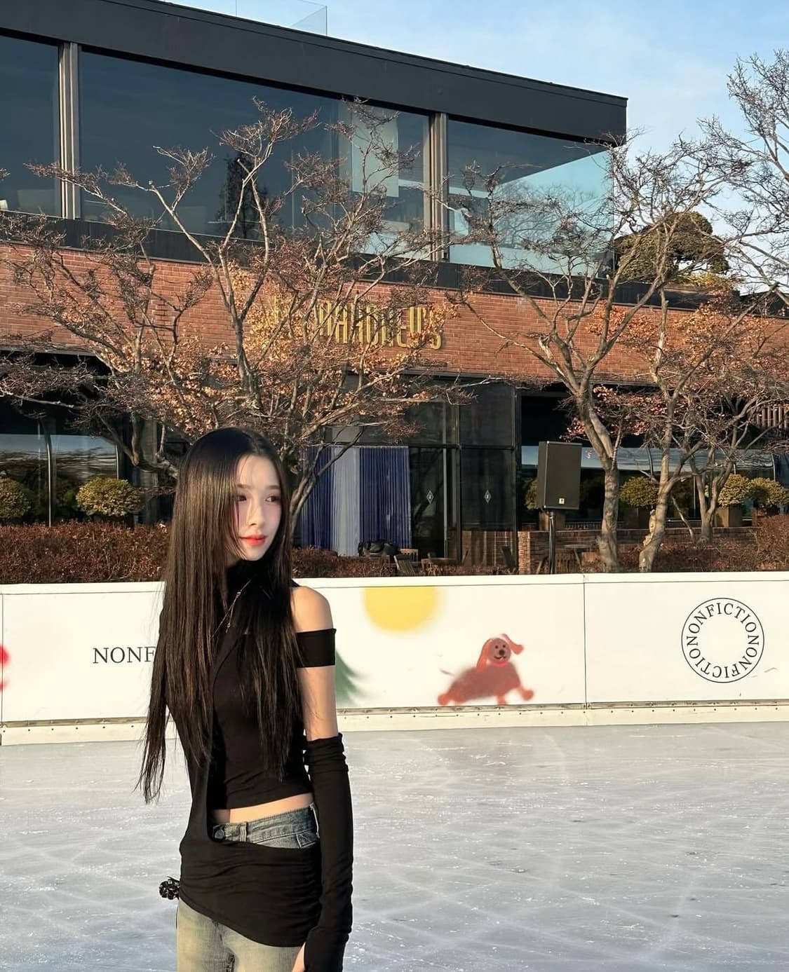 시오서울 sio seoul 카울 넥 워머 롱 슬리브 (블랙) 상품이미지2