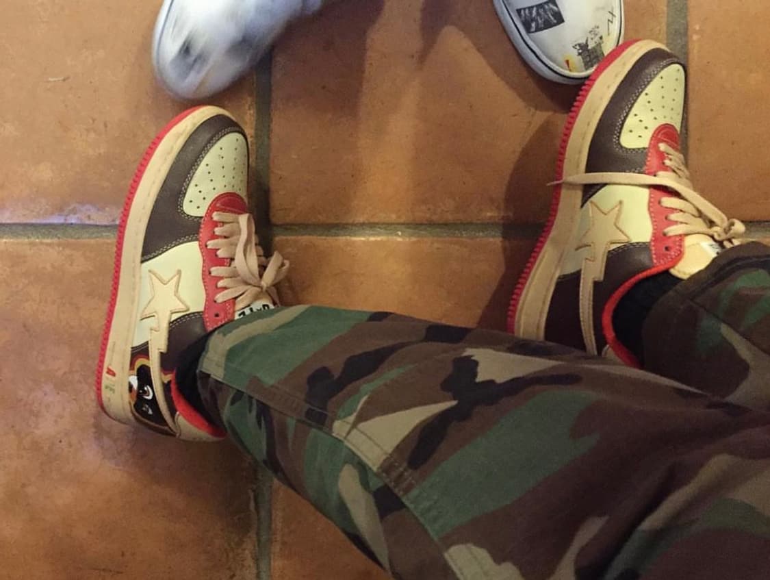 칸예웨스트 x 베이프 2007년도 칼리지드랍 베이프스타 상품이미지1