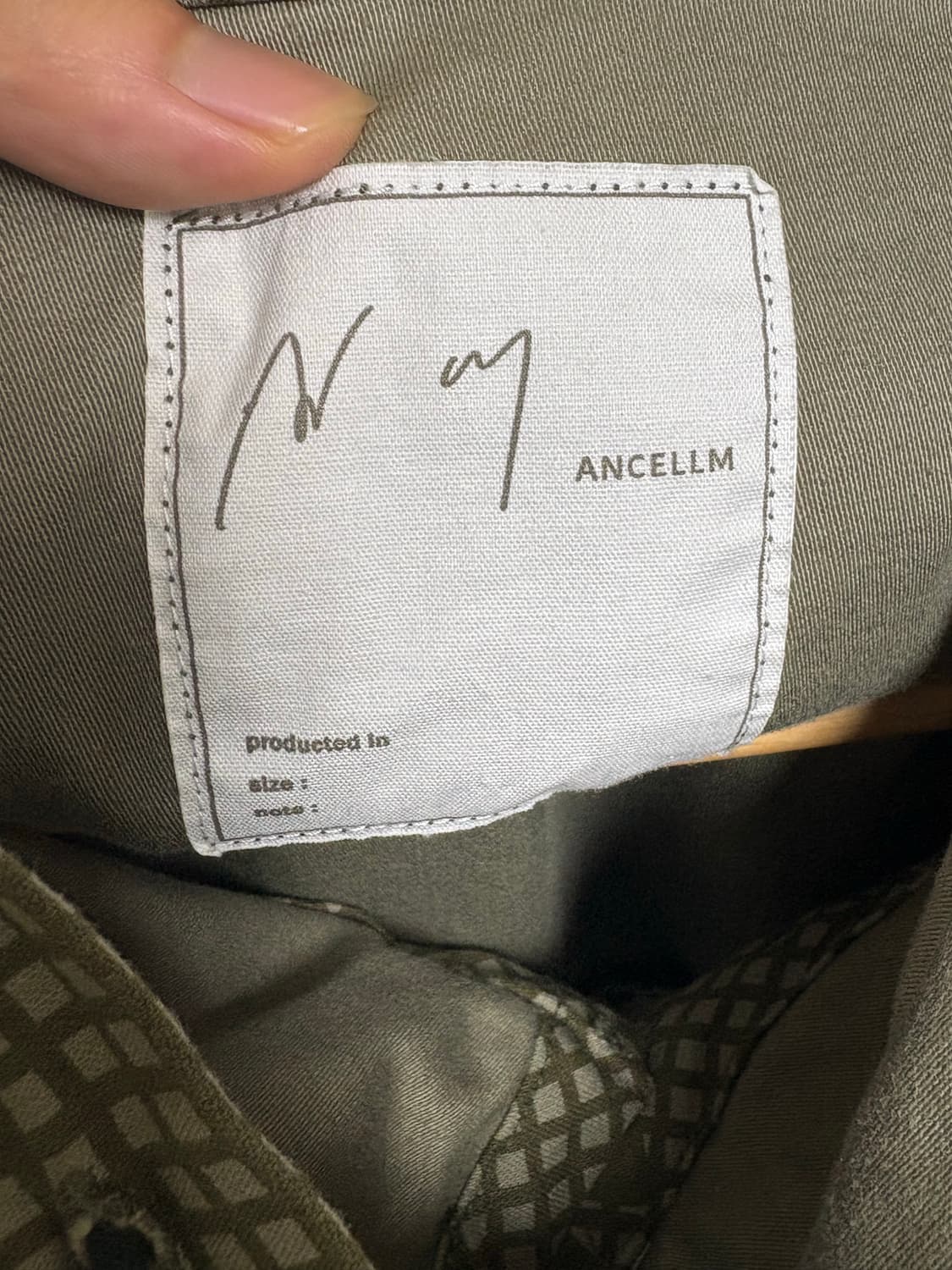 [1]Ancellm 안셀름 카모 후드 자켓 상품이미지5