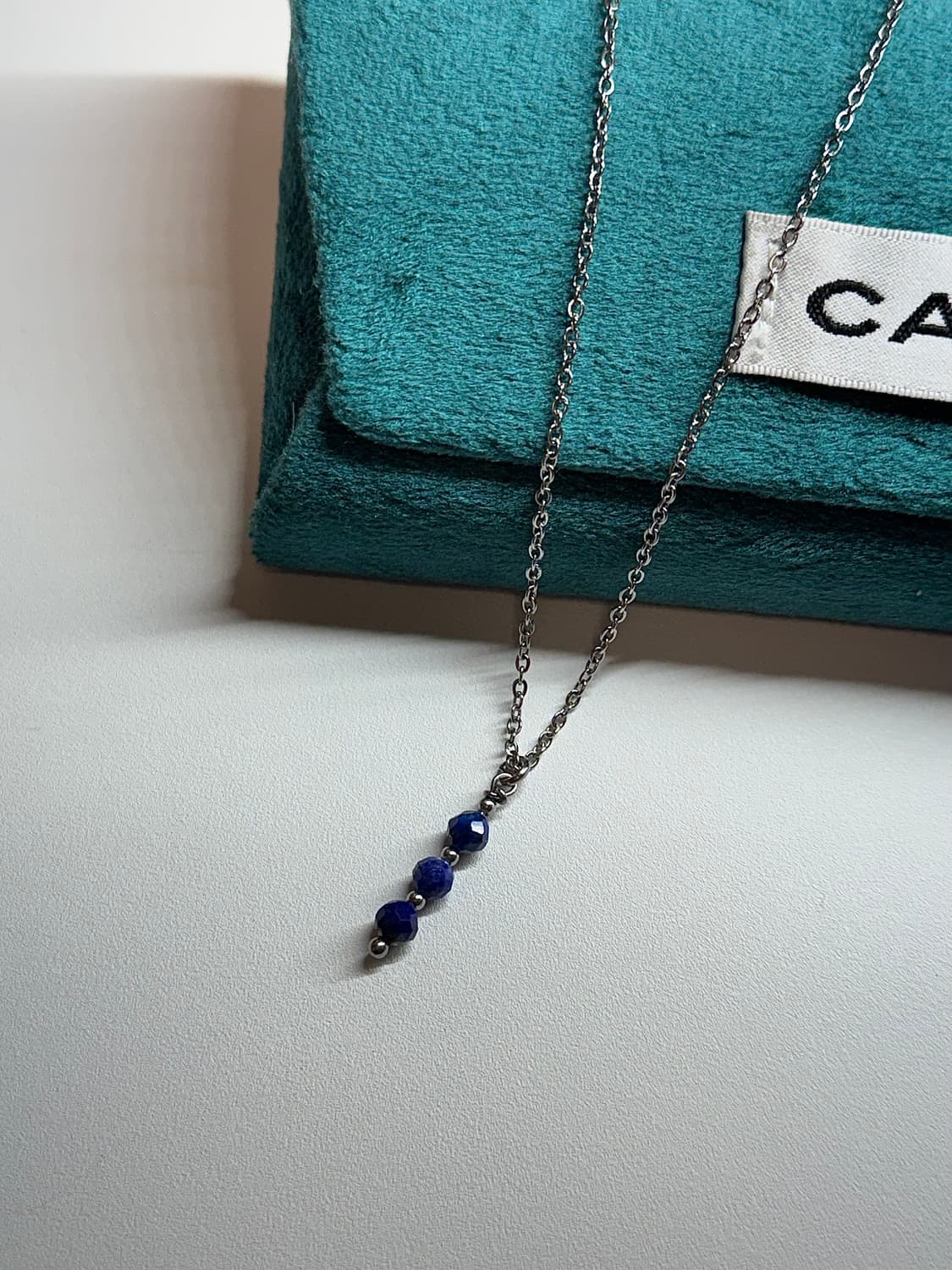 천연석 라피스라줄리 원석 목걸이 상품이미지2