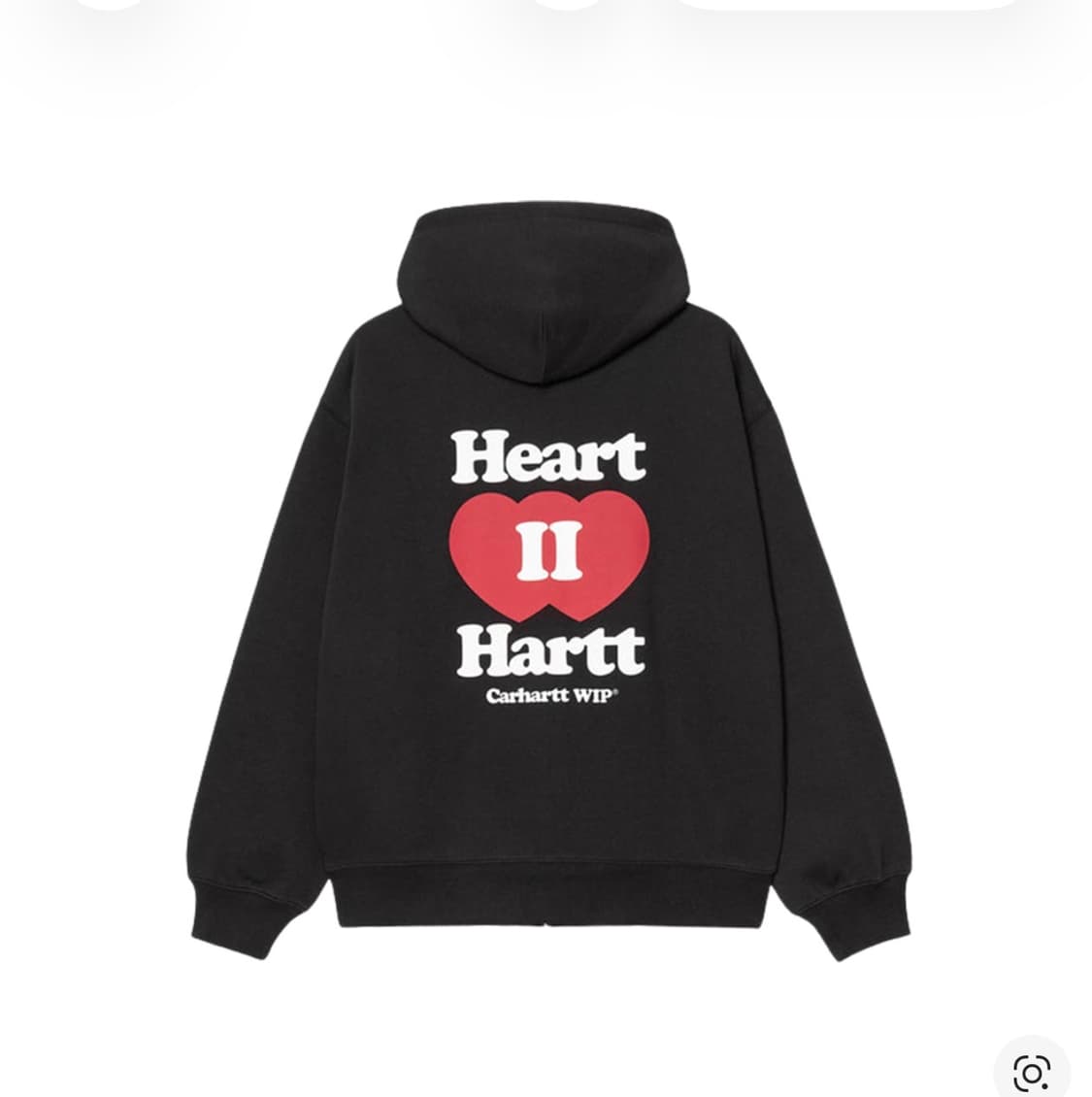 칼하트 WIP 하트 후드집업 블랙 상품이미지1