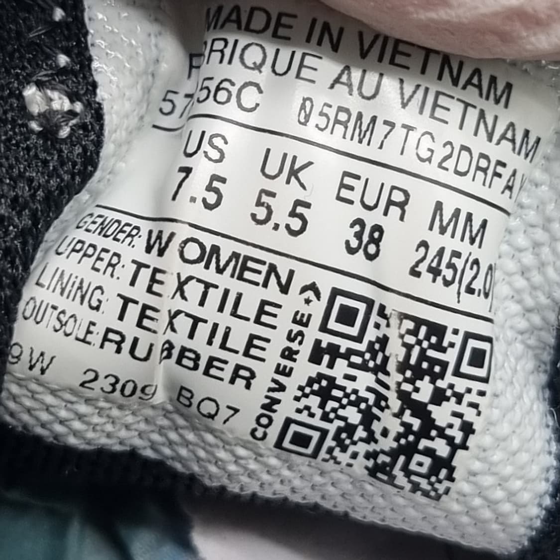 컨버스 올스타 무브로우 블랙 스니커즈245 상품이미지6