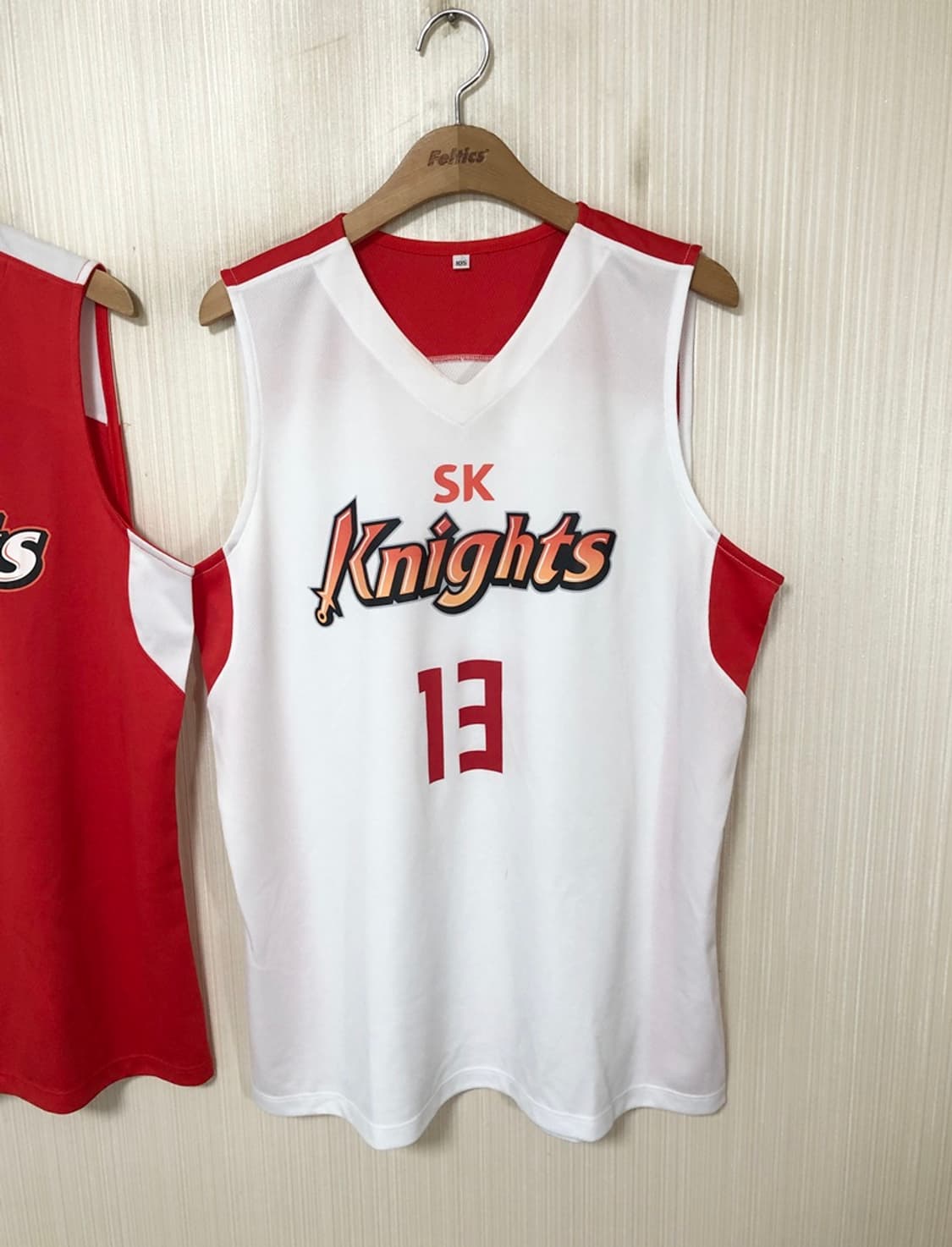 KBL 서울 SK나이츠 연습용유니폼/져지 105 #13(2벌일괄) 상품이미지2