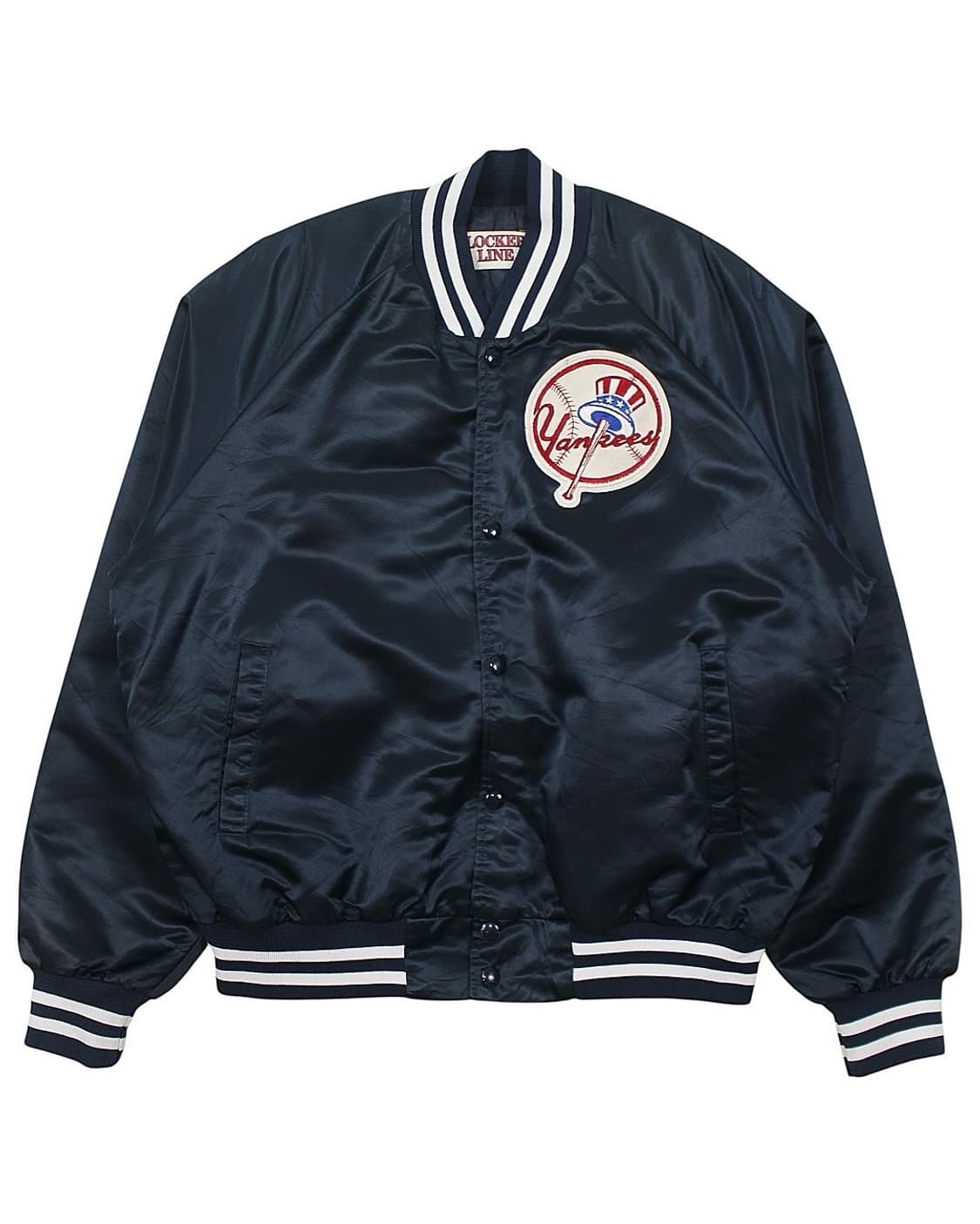 1990s USA Locker Line 나일론 사틴 자켓 뉴욕양키스 미제 상품이미지2