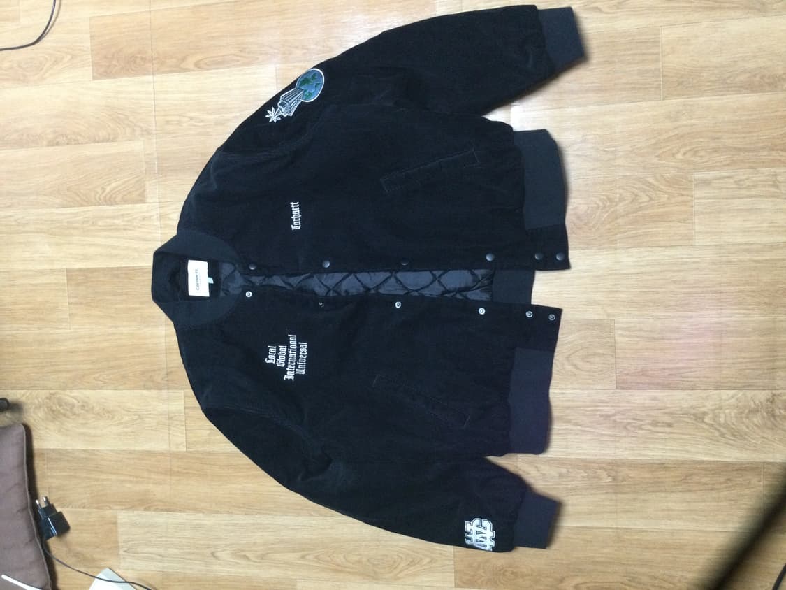 칼하트윕 코듀로이 레터맨 자켓 m 상품이미지1