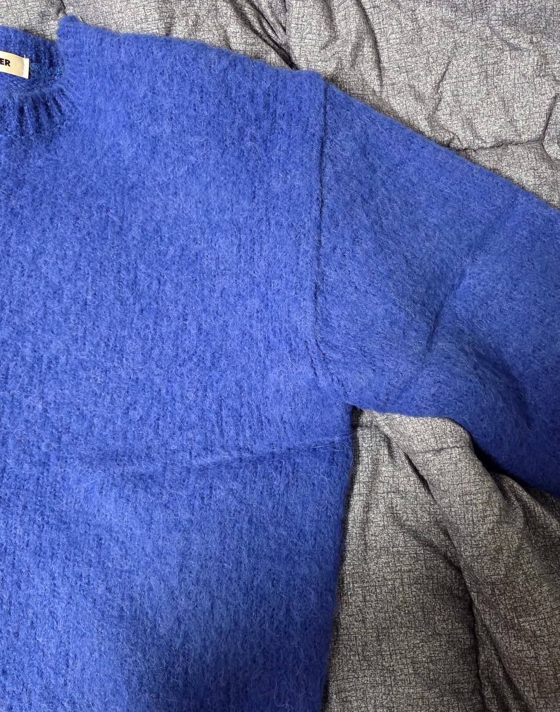 모헤어 니트 블루 상품이미지2