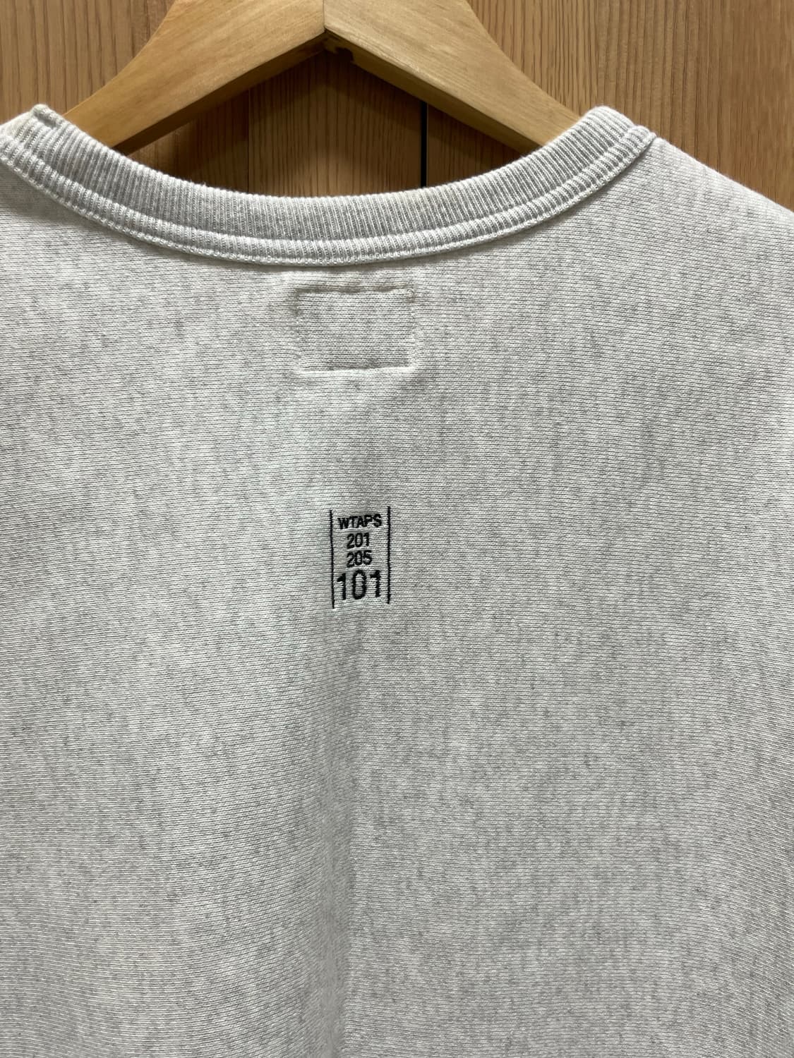 더블탭스 (Wtaps) 멜란지그레이 기모 맨투맨 m 상품이미지6