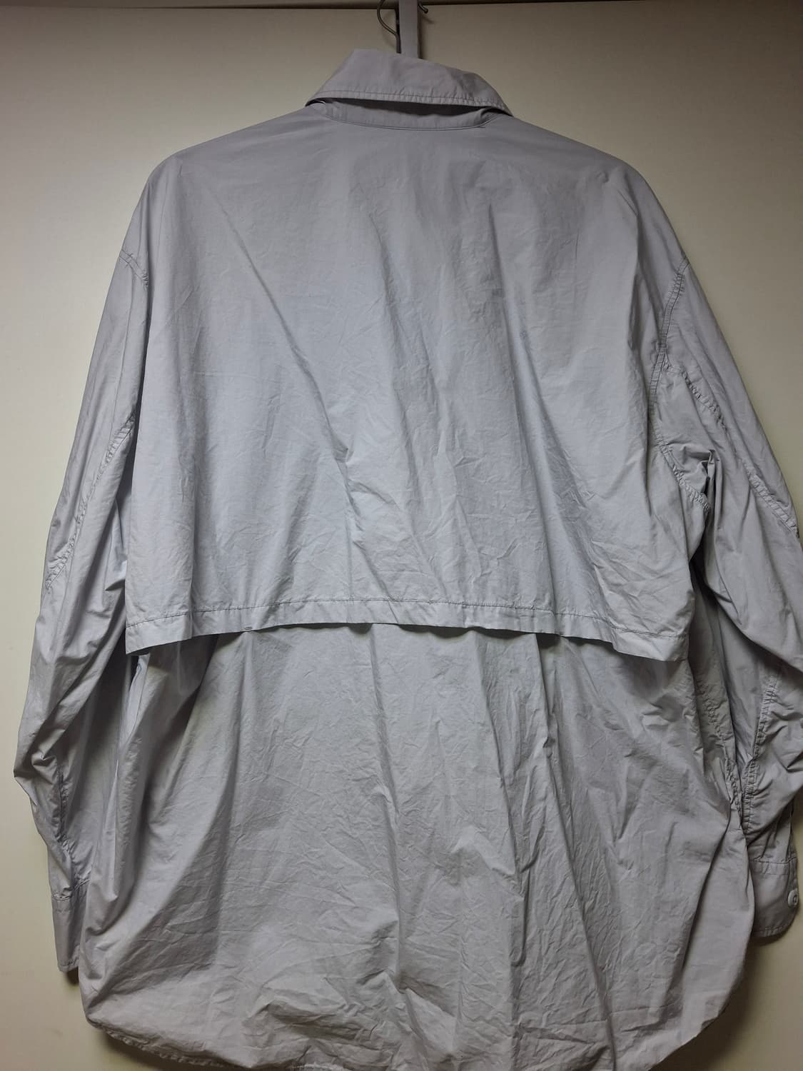 유니클로U 유틸리티 셔츠 XL(라이트 블루) 상품이미지2