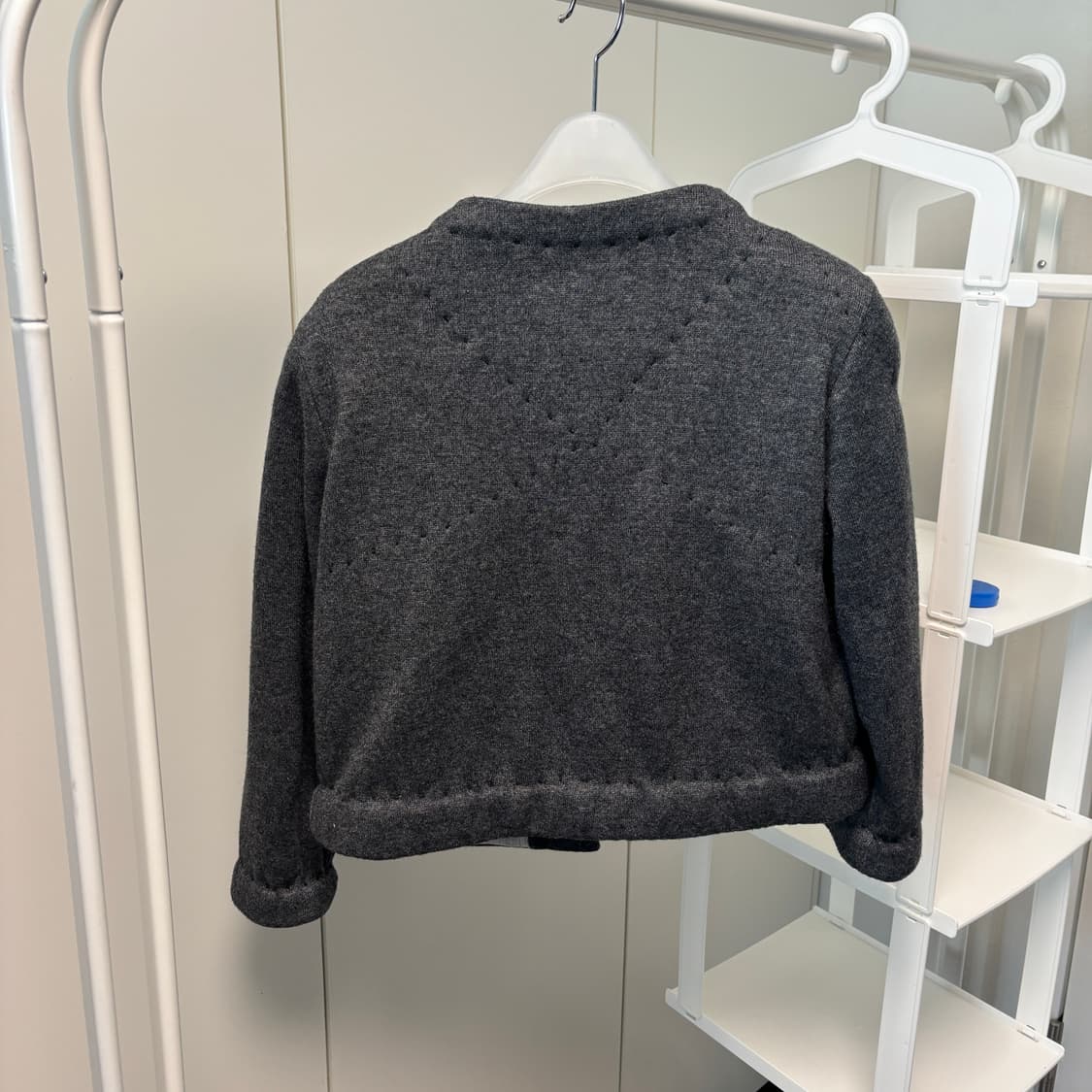 에옹쓰 울가디건 차콜 상품이미지2