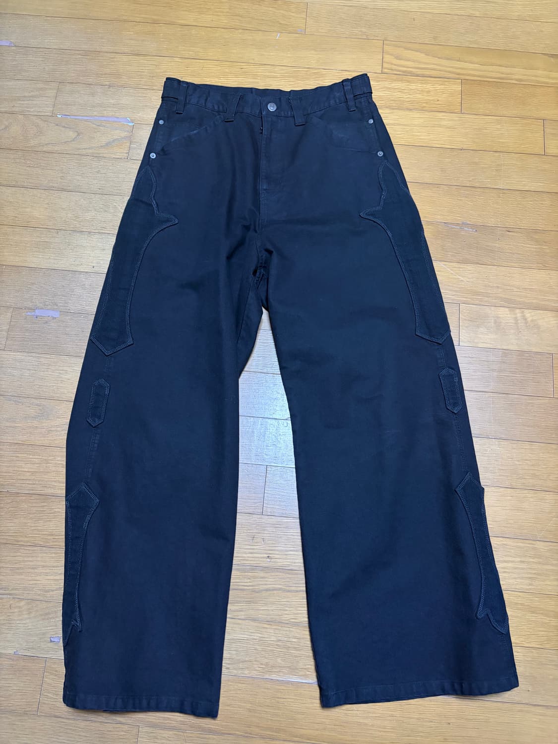 [2]폴리테루 플뢰르 팬츠 블랙 상품이미지1