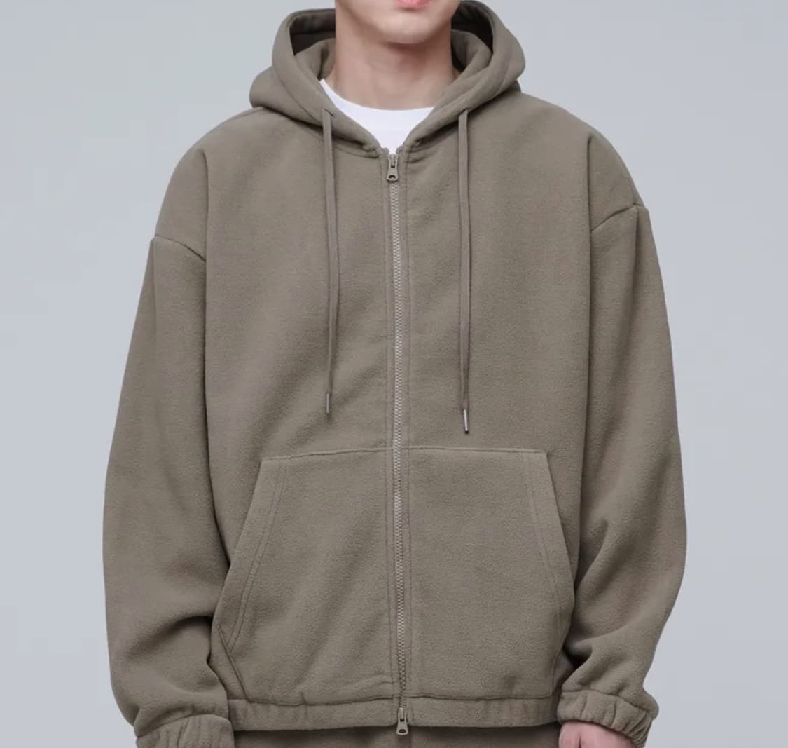 무신사스탠다드 폴라 폴리스 후디드 집업 상품이미지6