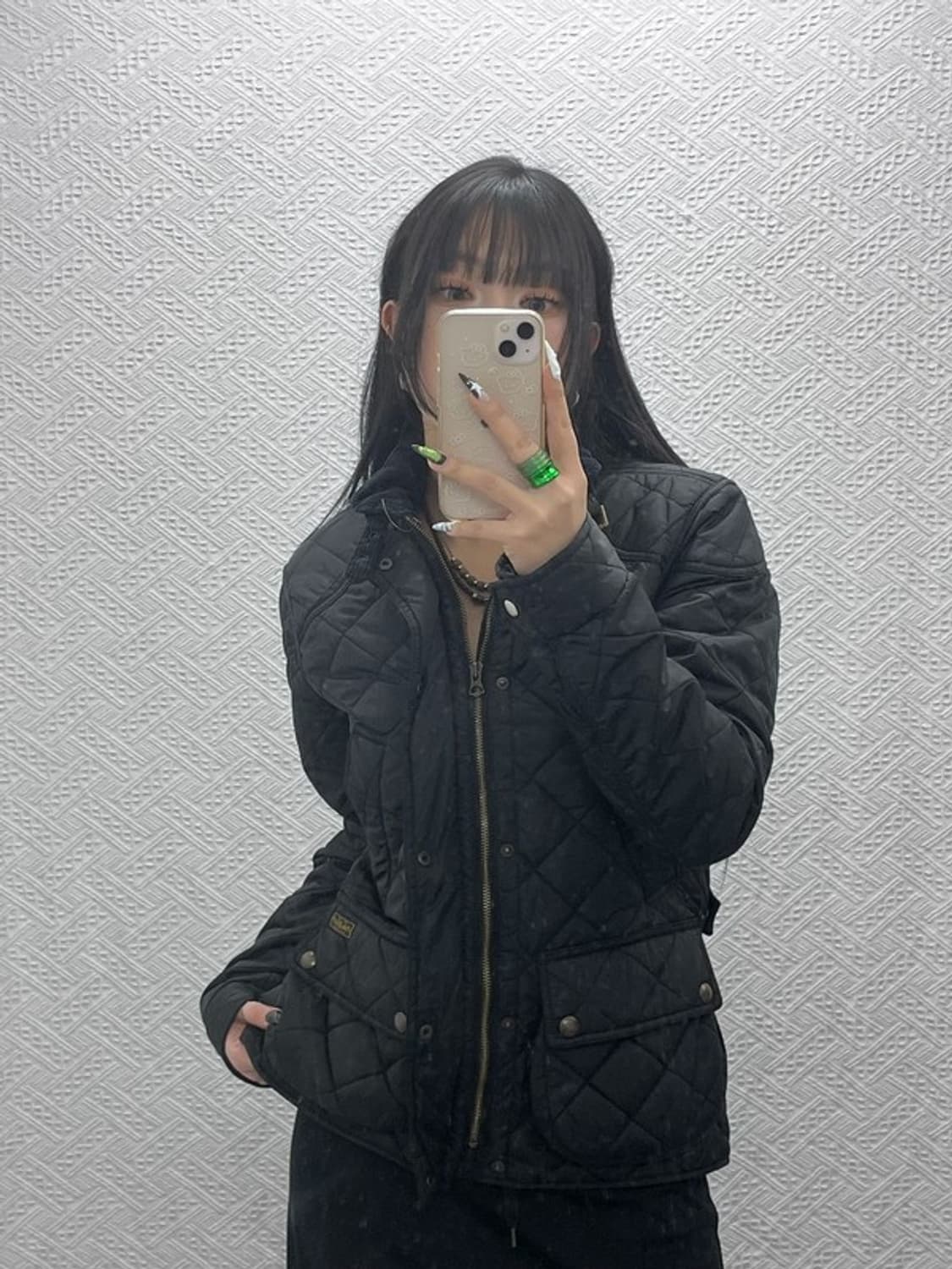 폴로 랄프로렌 모던 락시크 퀄팅 패딩 자켓 XS C08653 상품이미지1