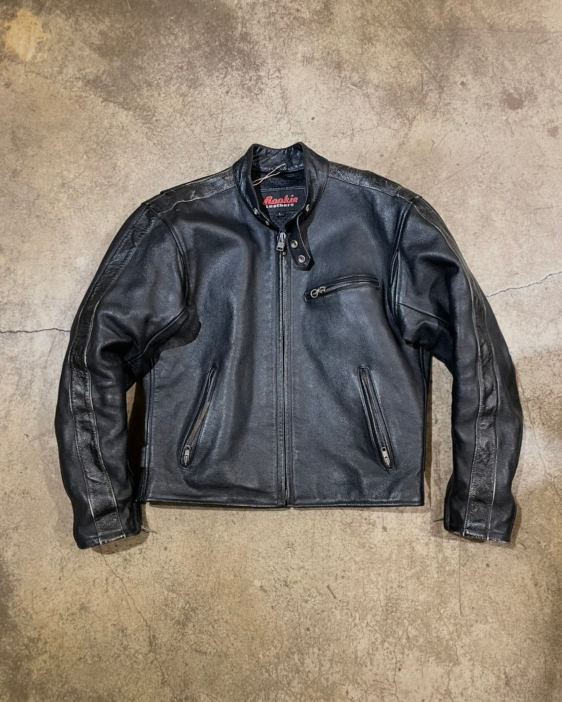 Rookie leathers 소가죽 모터사이클 재킷 (B5178) 상품이미지1