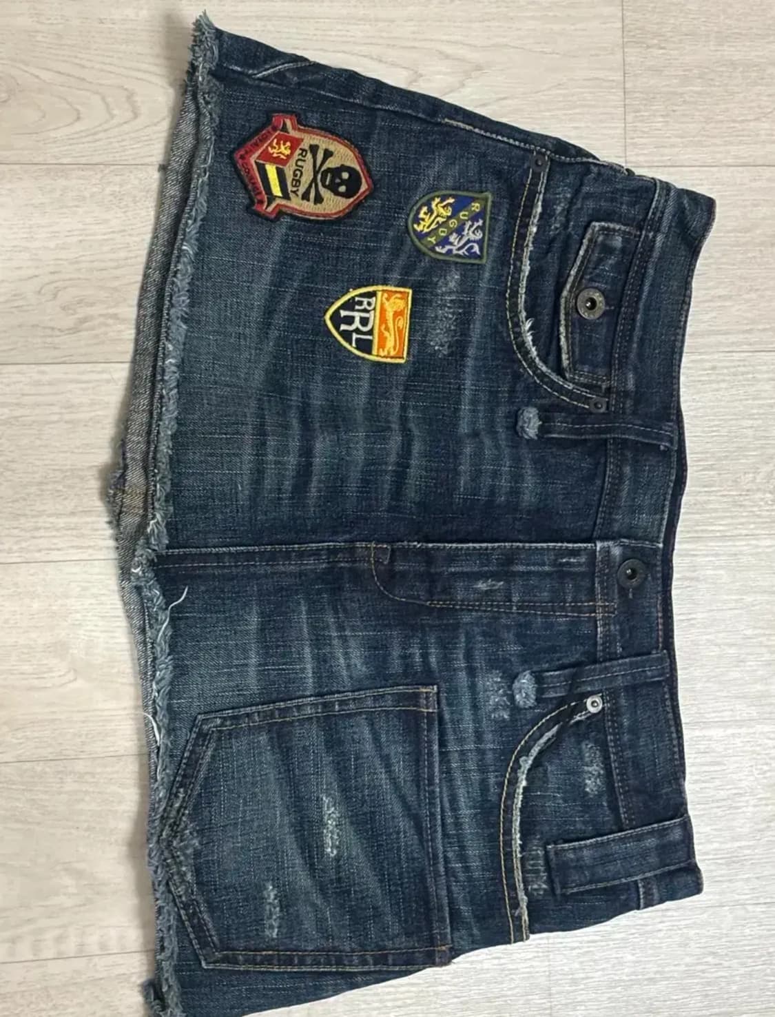 랄프로렌 데님 미니스커트 상품이미지1