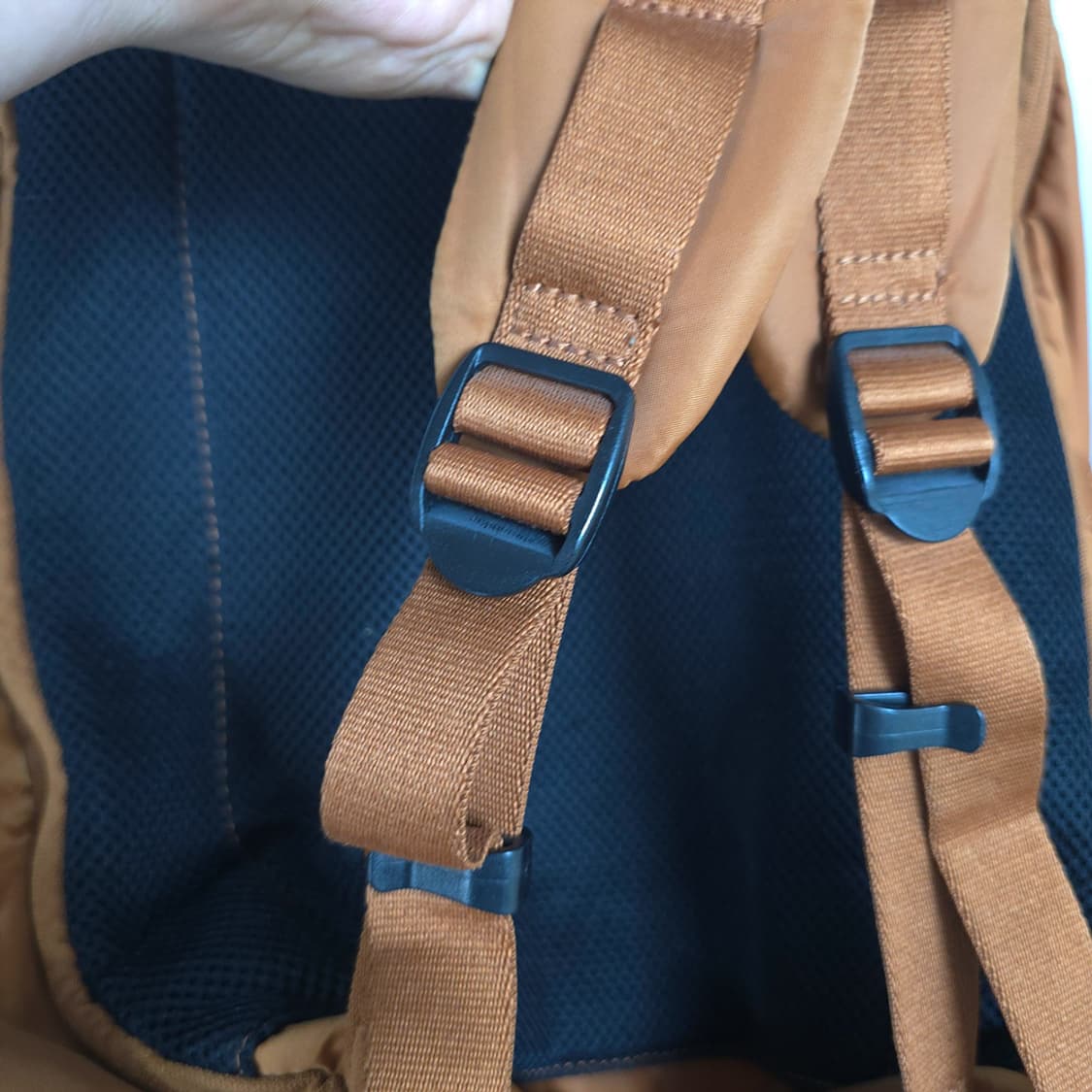 만다리나덕 Mandarina Duck 오렌지 나일론 백팩 상품이미지7