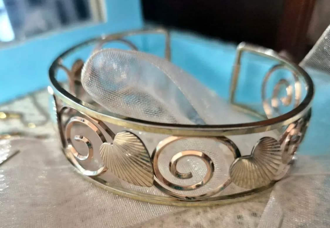 Vintage)1960~70년대 빈티지 krementz 뱅글팔찌 상품이미지1