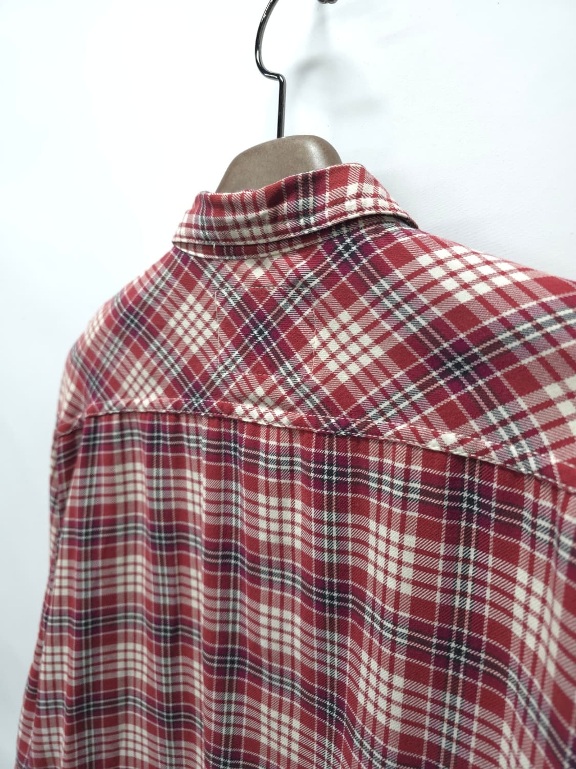 리바이스 남성 빈티지 무드 레드 체크 워크 셔츠(100) 상품이미지10