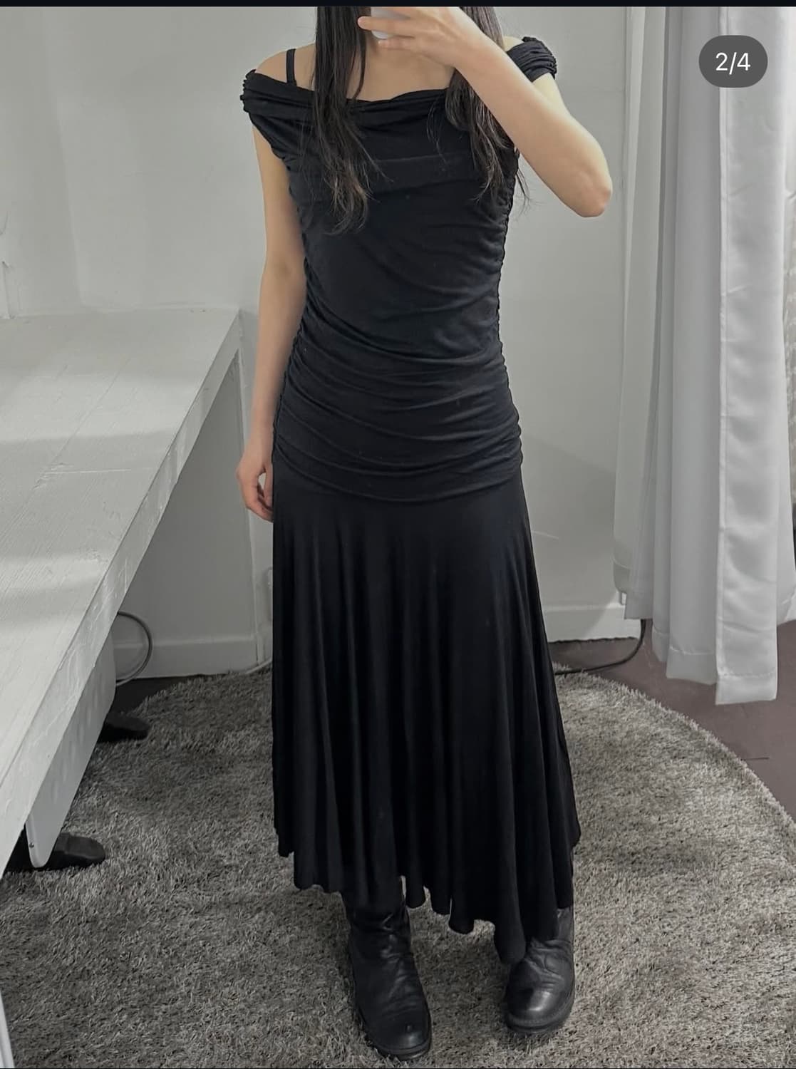 melissa masse draped dress 상품이미지4