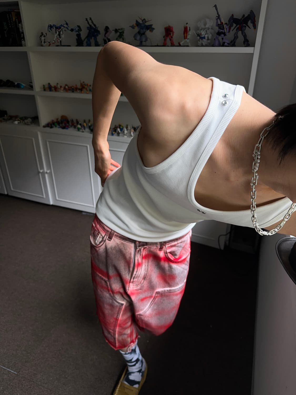 젬스톤 컷 아웃 슬리브리스 상품이미지5