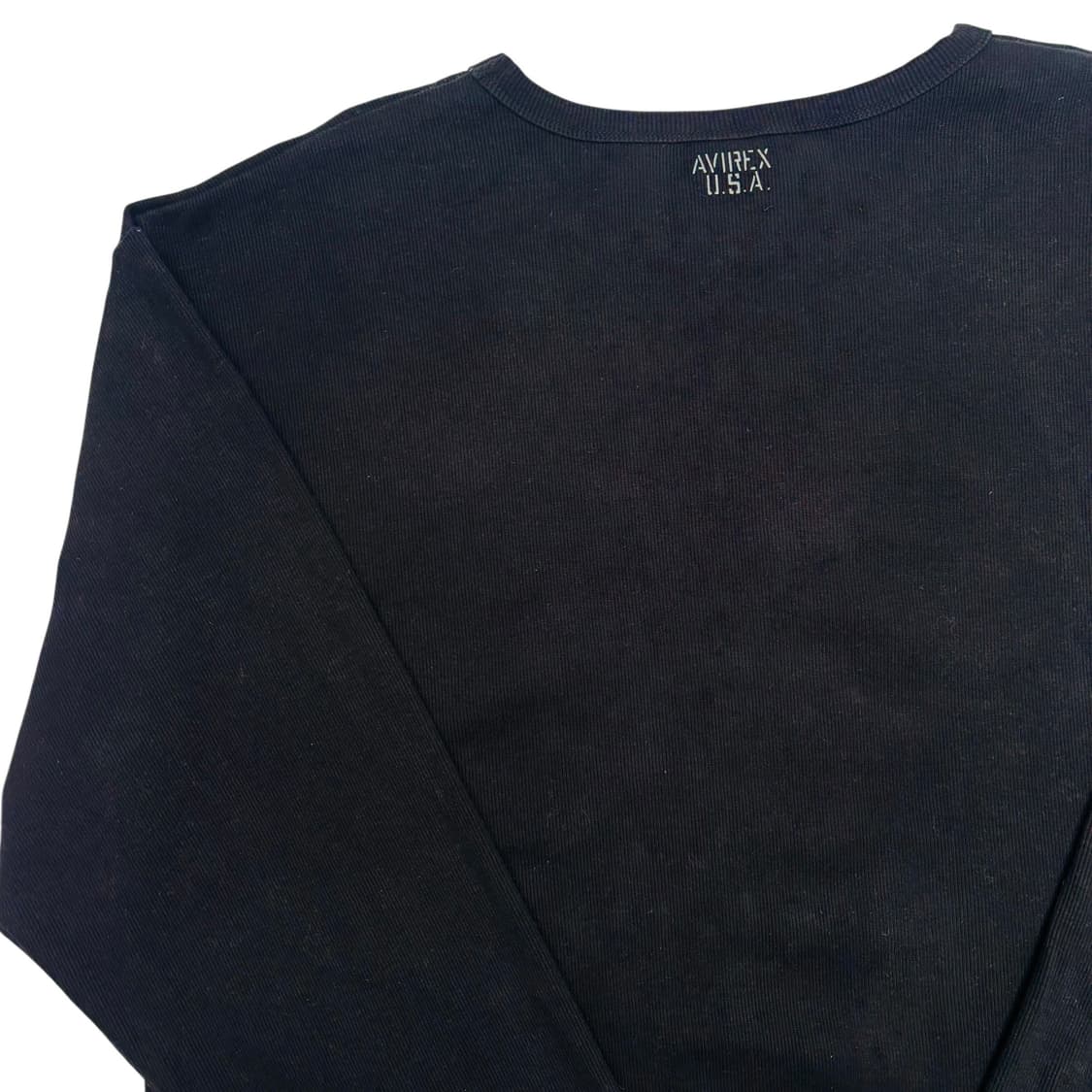 아비렉스 빈티지 블랙 오버핏 니트 4XL 상품이미지5