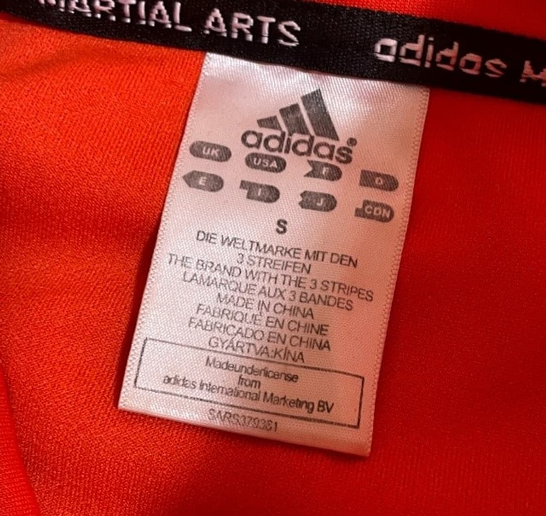 아디다스 주황 오렌지 트랙탑 져지집업 90/S 상품이미지3