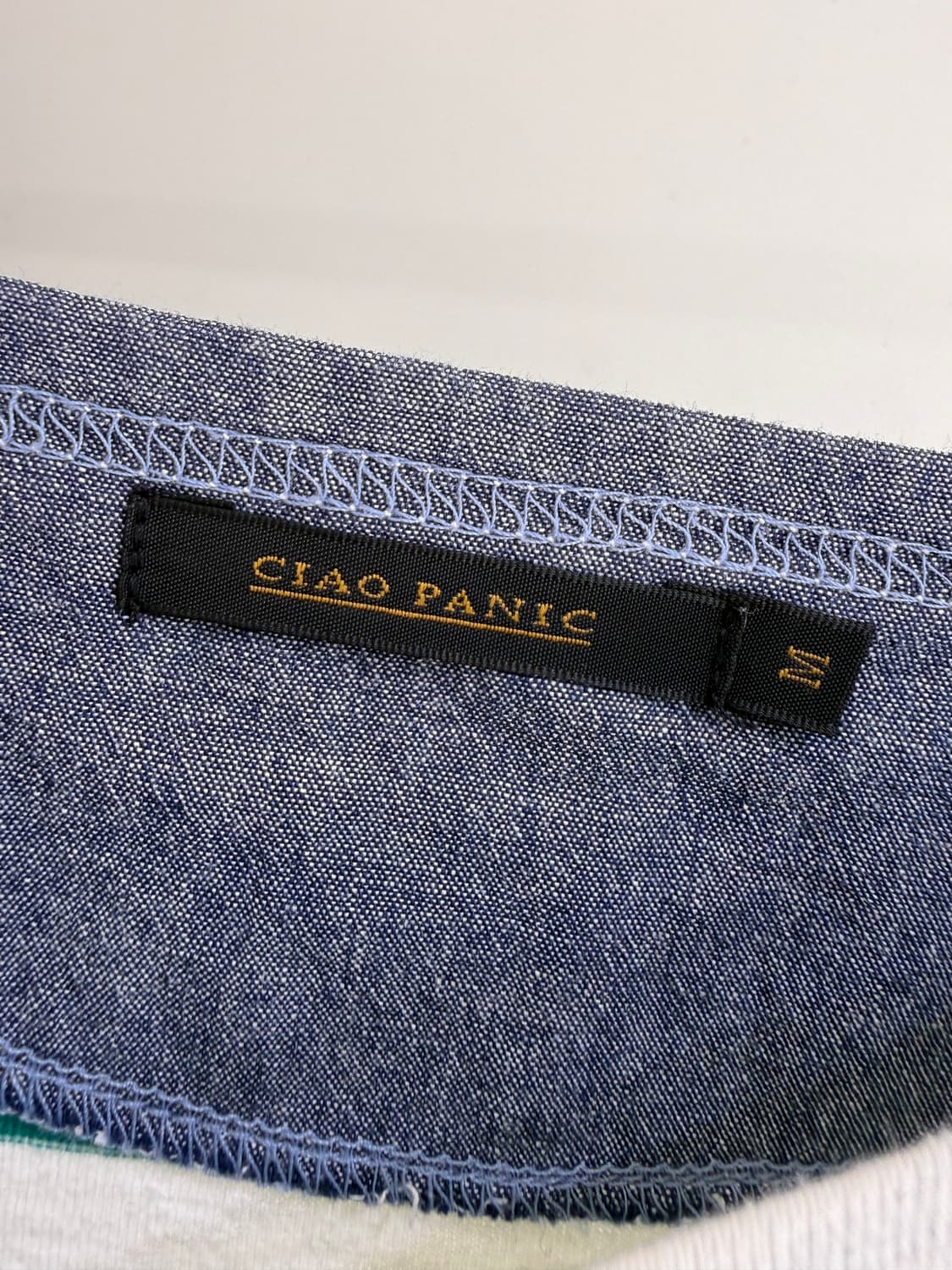 CIAOPANIC 그린 스트라이프 티셔츠  상품이미지5