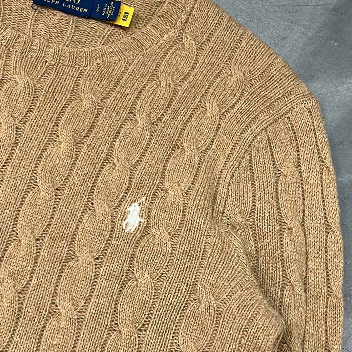  폴로랄프로렌 꽈배기 울 캐시미어 니트 y15860 상품이미지4