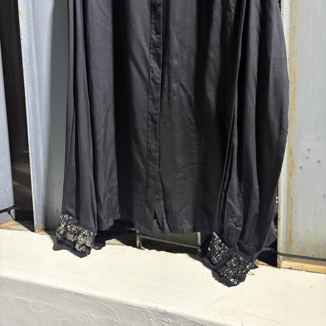 디젤 블랙 스팽글 셔츠 상품이미지3