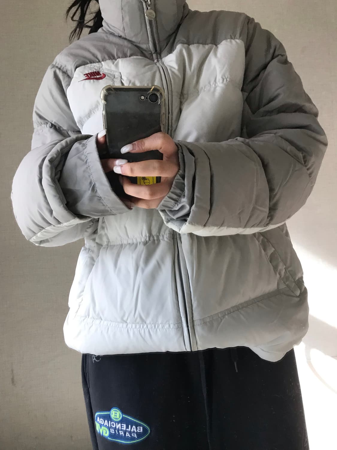 나이키 라이트그레이 패딩 상품이미지4