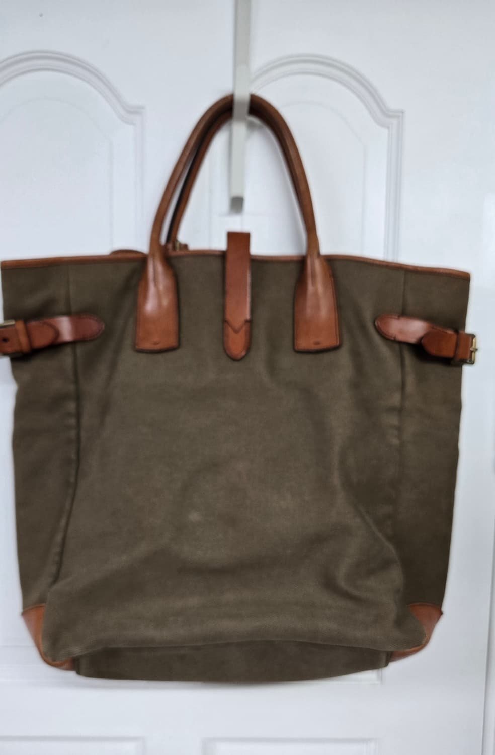 폴로 랄프로렌 빈티지 캔버스레더 토트백 상품이미지5