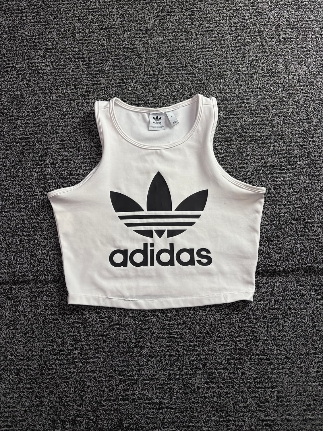 아디다스 빅로고 트레포일 크롭 나시 3981 상품이미지2